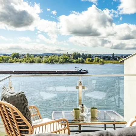 アパート Wunderschoene Direkt Am Rhein *